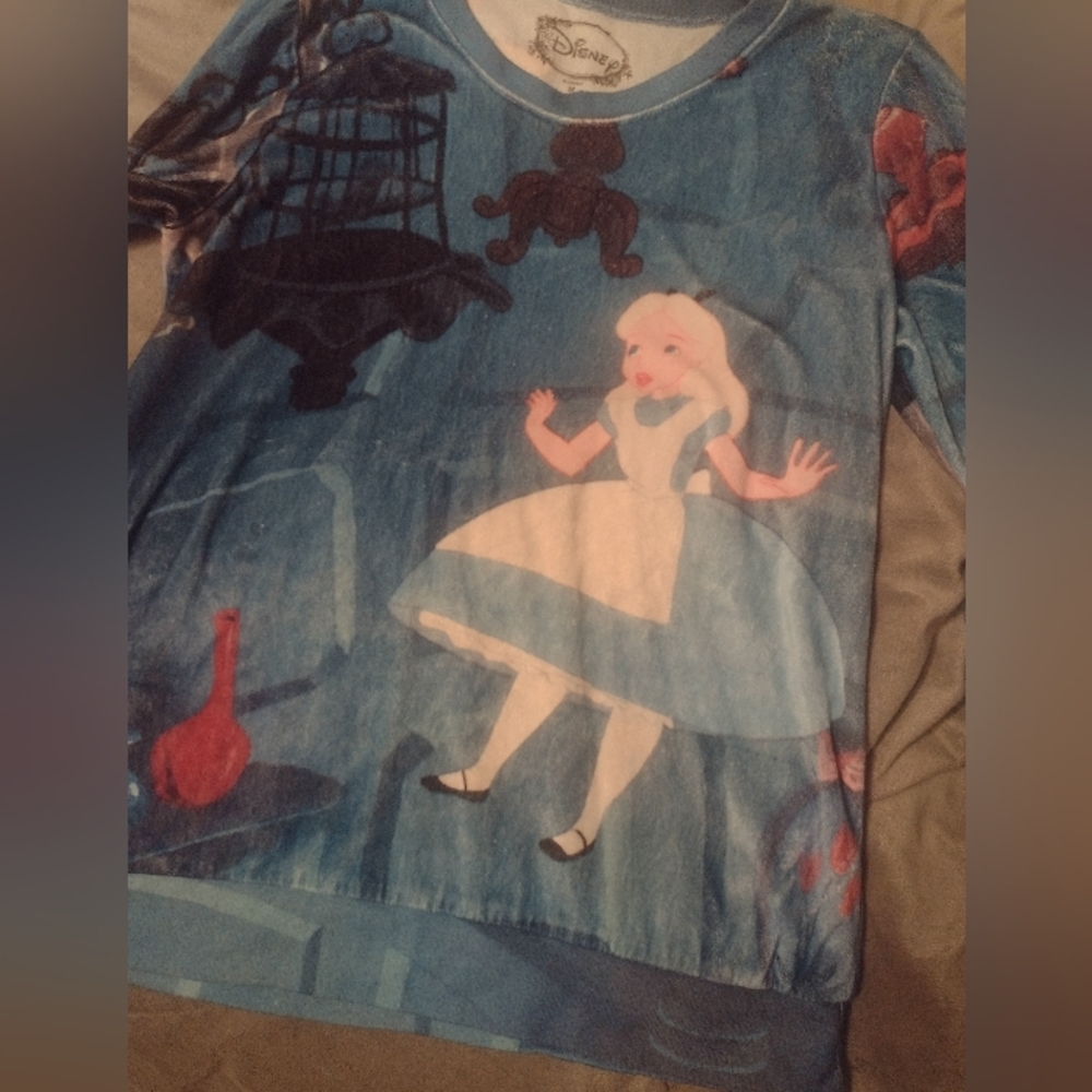 Alice in Wonderland long sleeve shirt